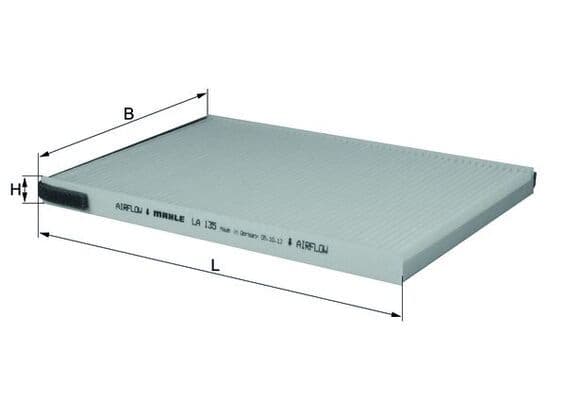 Filtru, aer habitaclu KNECHT LA 135