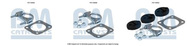 Set montaj, filtru funingine/particule BM CATALYSTS FK11045