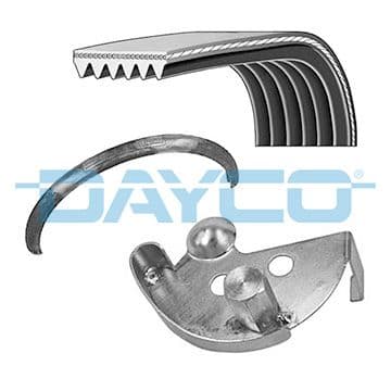 Set curea transmisie cu caneluri DAYCO PVE002