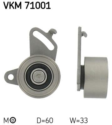 rola intinzator,curea distributie SKF VKM 71001