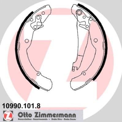Set saboti frana ZIMMERMANN 10990.101.8