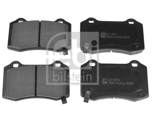 set placute frana,frana disc FEBI BILSTEIN 116382
