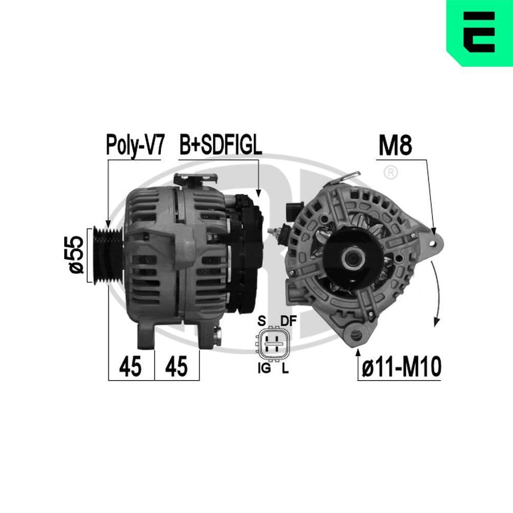 Generator / Alternator ERA 209366A