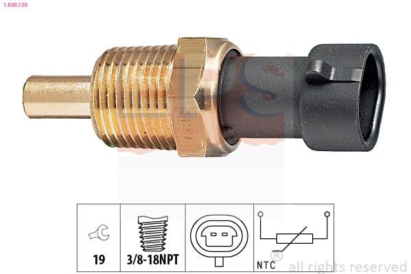 senzor,temperatura ulei EPS Made in Italy - OE Equivalent 1.830.129