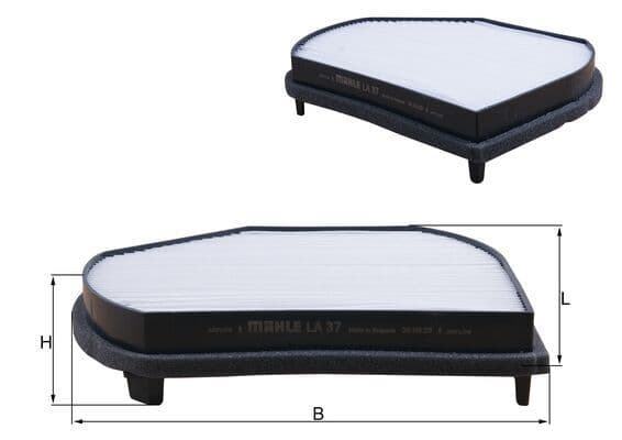 Filtru, aer habitaclu KNECHT LA 37