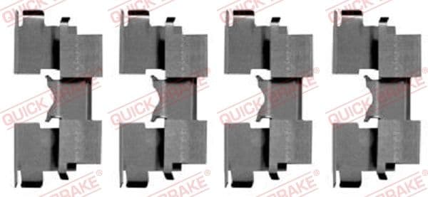 Set accesorii, placute frana QUICK BRAKE 109-1662
