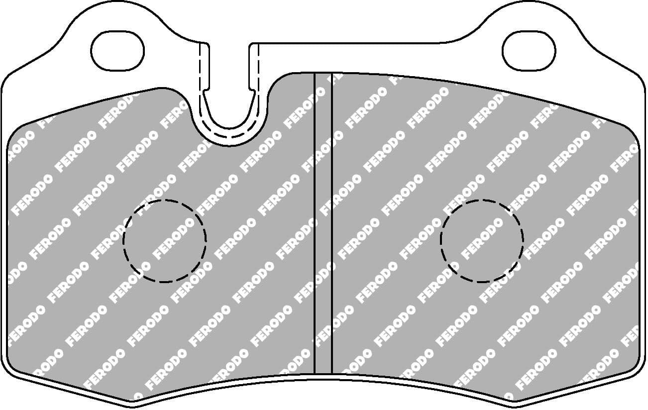 set placute frana,frana disc FERODO FCP721R