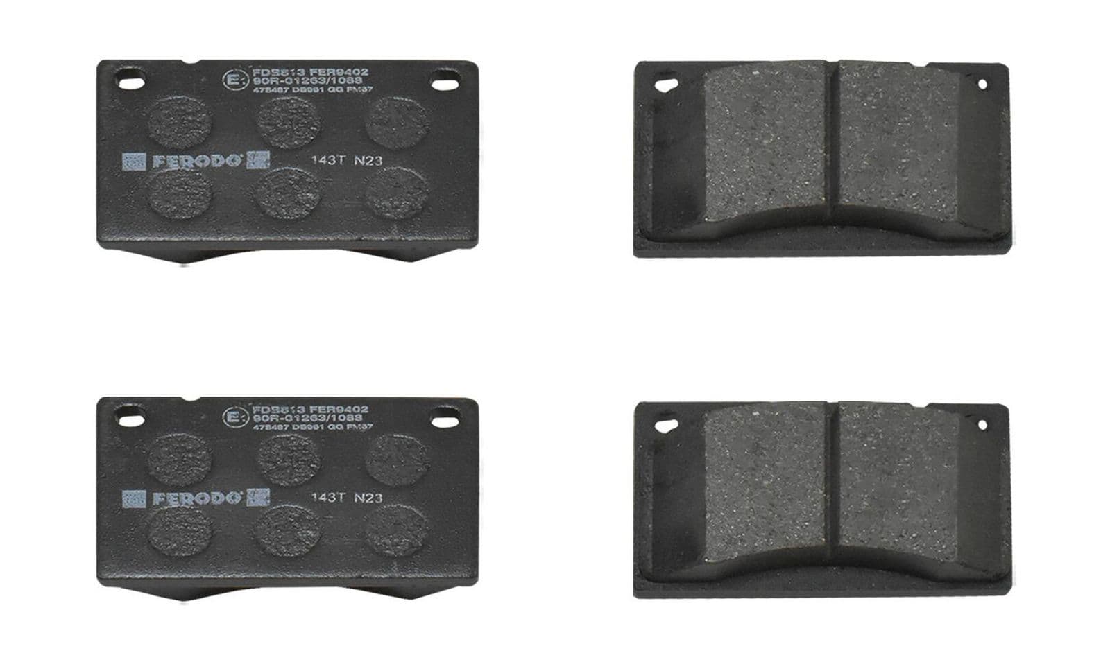 set placute frana,frana disc FERODO PREMIER ECO FRICTION FDB813