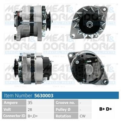 Generator / Alternator MEAT & DORIA 5630003