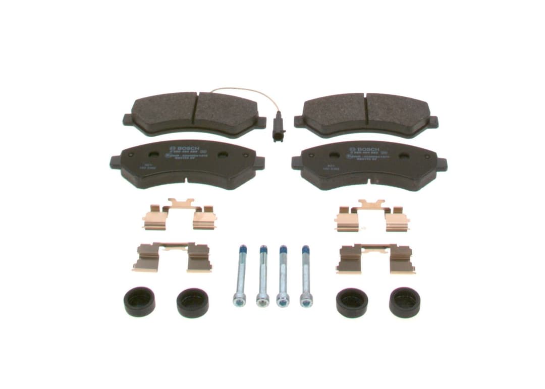 set placute frana,frana disc BOSCH 0 986 494 589