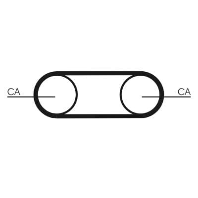 Curea de distributie CONTINENTAL CTAM CT1112