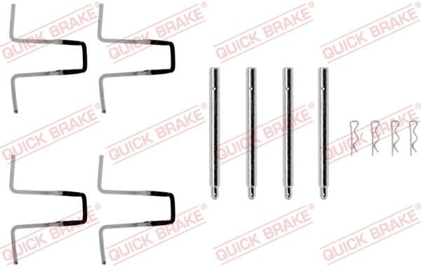 Set accesorii, placute frana QUICK BRAKE 109-0977