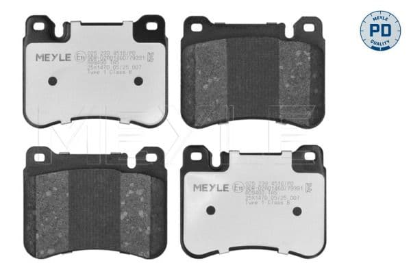 set placute frana,frana disc MEYLE 025 239 4516/PD