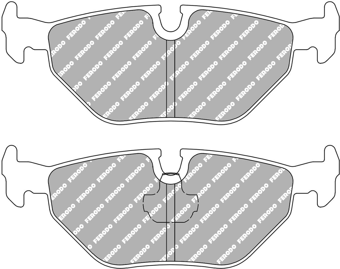 set placute frana,frana disc FERODO FCP1301H
