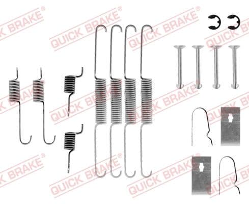 Set accesorii, sabot de frana QUICK BRAKE 105-0636