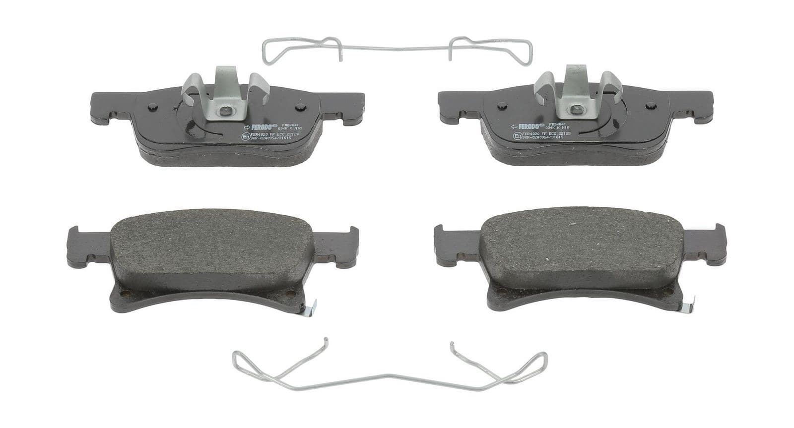 set placute frana,frana disc FERODO PREMIER ECO FRICTION FDB4841