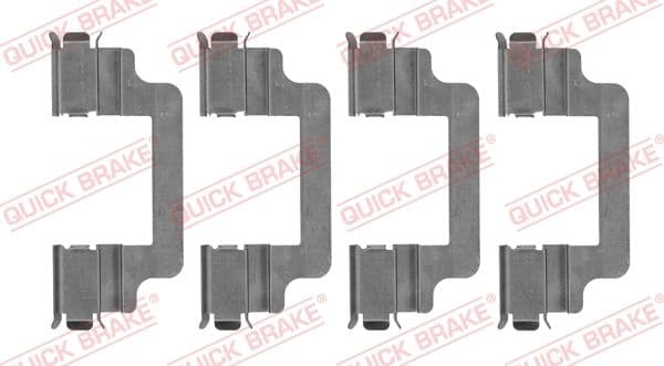 Set accesorii, placute frana QUICK BRAKE 109-1779