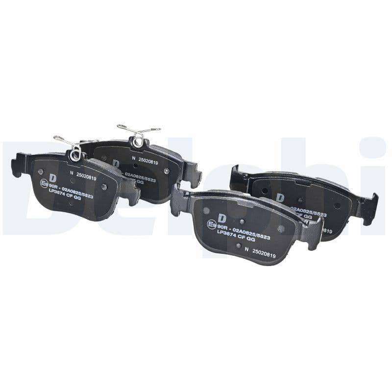 set placute frana,frana disc DELPHI LP3674