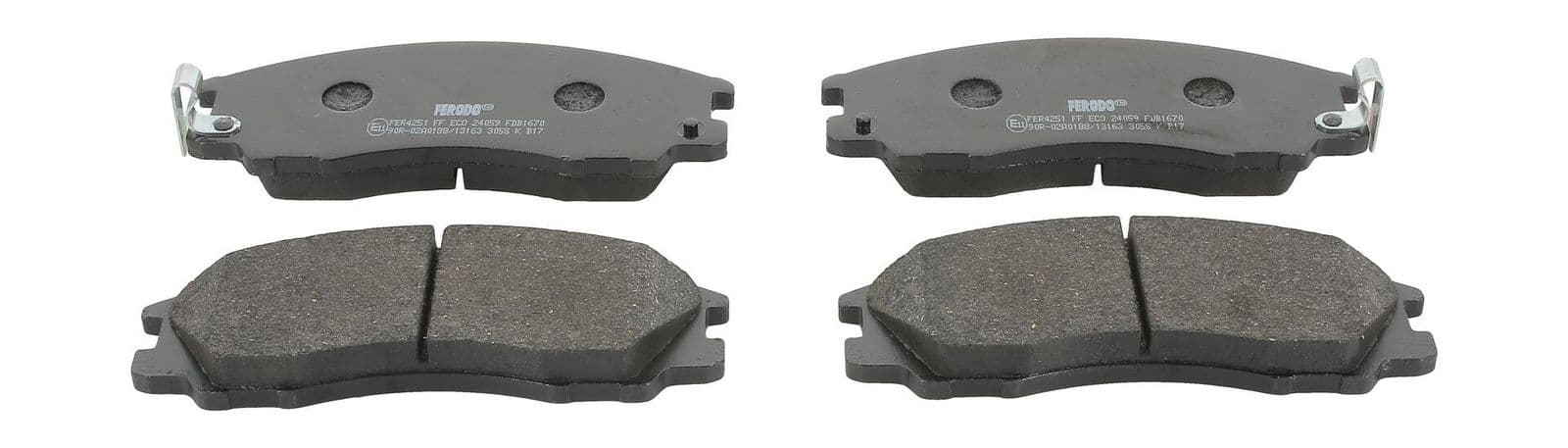 set placute frana,frana disc FERODO FDB1670