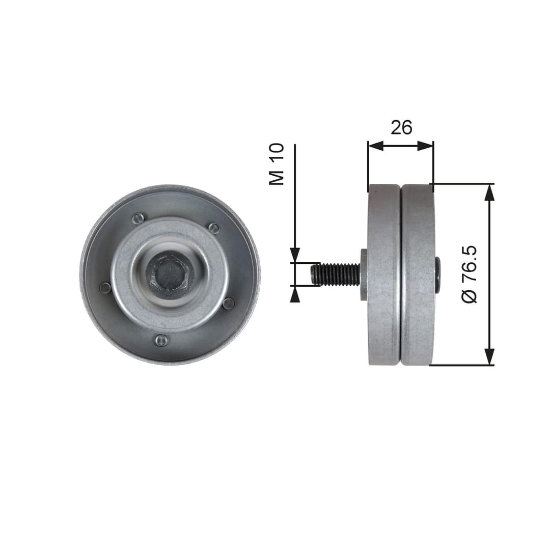 Rola ghidare/conducere, curea transmisie GATES DriveAlign™ T36182
