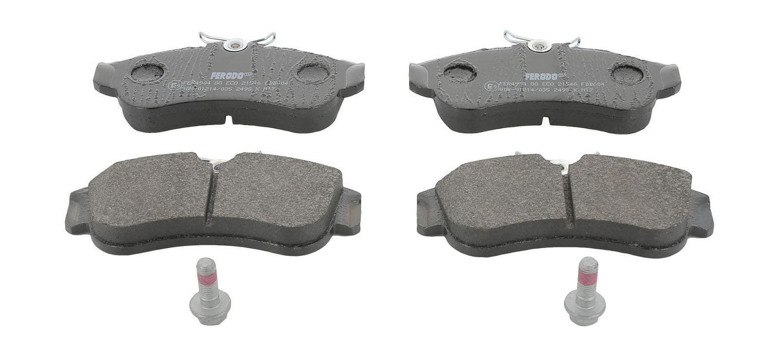 set placute frana,frana disc FERODO PREMIER ECO FRICTION FDB604