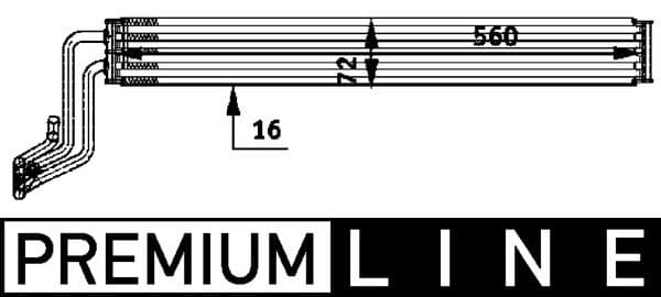 Radiator racire ulei, sistem directie MAHLE CLC 48 000P