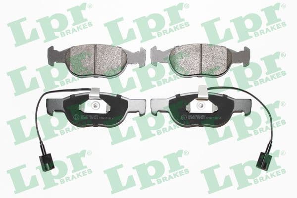set placute frana,frana disc LPR 05P424