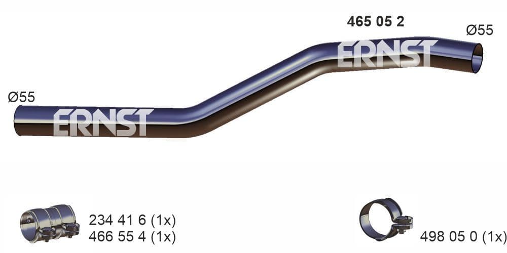 Teava de reparatie, filtru particule ERNST 465052