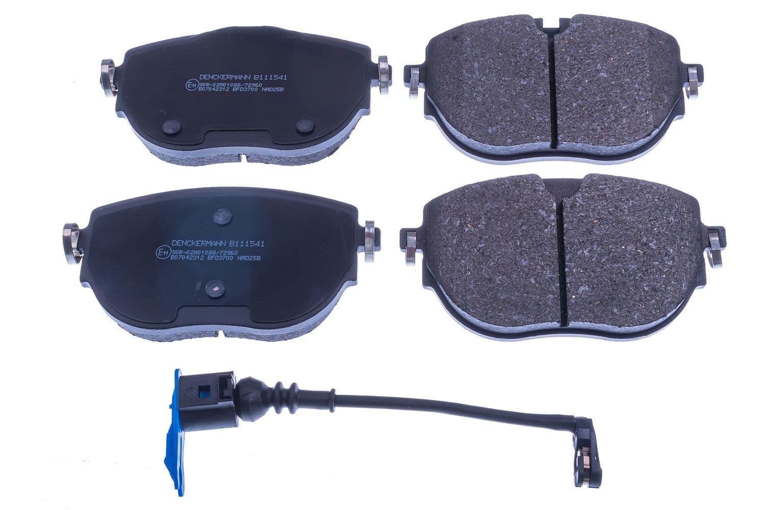 set placute frana,frana disc DENCKERMANN B111541