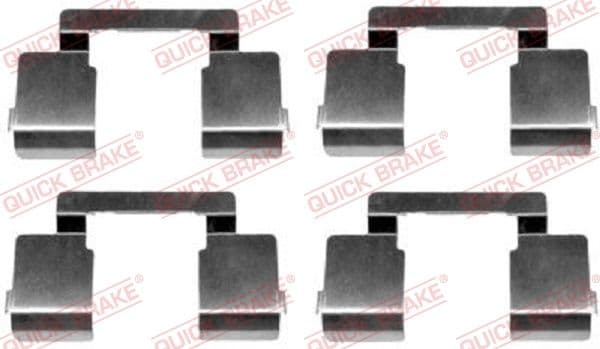 Set accesorii, placute frana QUICK BRAKE 109-1609