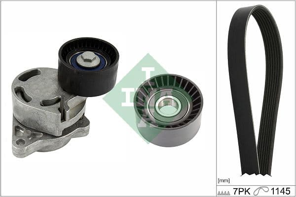 Set curea transmisie cu caneluri Schaeffler INA 529 0432 10