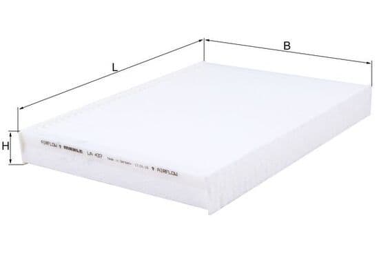 Filtru, aer habitaclu MAHLE LA 437