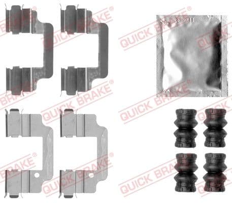 Set accesorii, placute frana QUICK BRAKE 109-1806