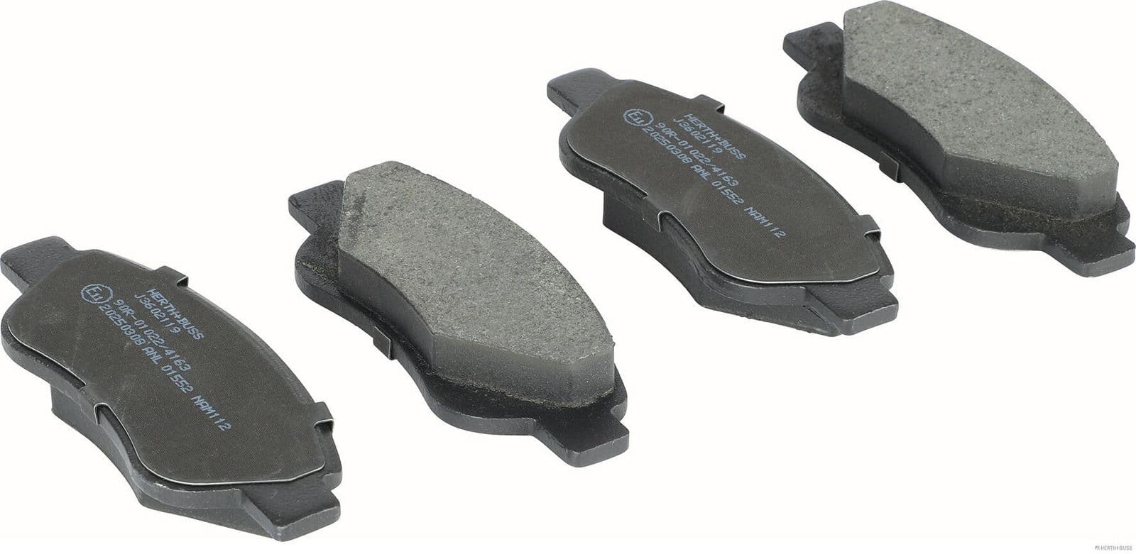 set placute frana,frana disc HERTH+BUSS JAKOPARTS J3602119