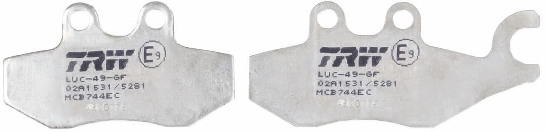 set placute frana,frana disc TRW Organic Eco MCB744EC