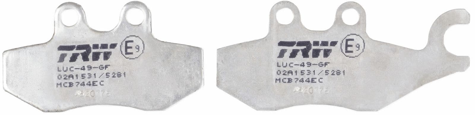 set placute frana,frana disc TRW Organic Eco MCB744EC