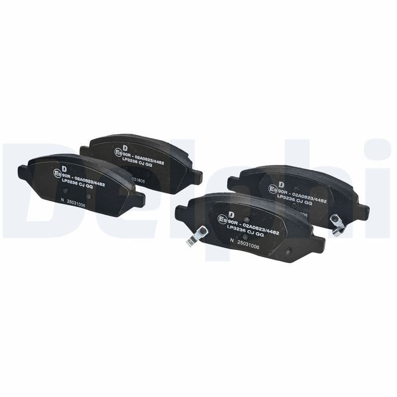set placute frana,frana disc DELPHI LP3236