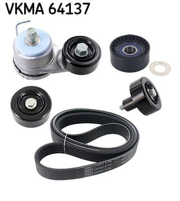 Set curea transmisie cu caneluri SKF VKMA 64137