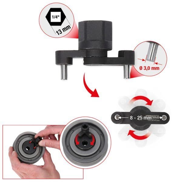 Dispozitiv de montare, curea dintata KS TOOLS 150.3046