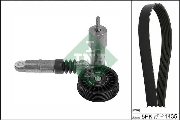 Set curea transmisie cu caneluri Schaeffler INA 529 0425 10