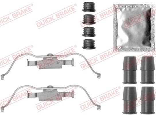 Set accesorii, placute frana QUICK BRAKE 109-1790