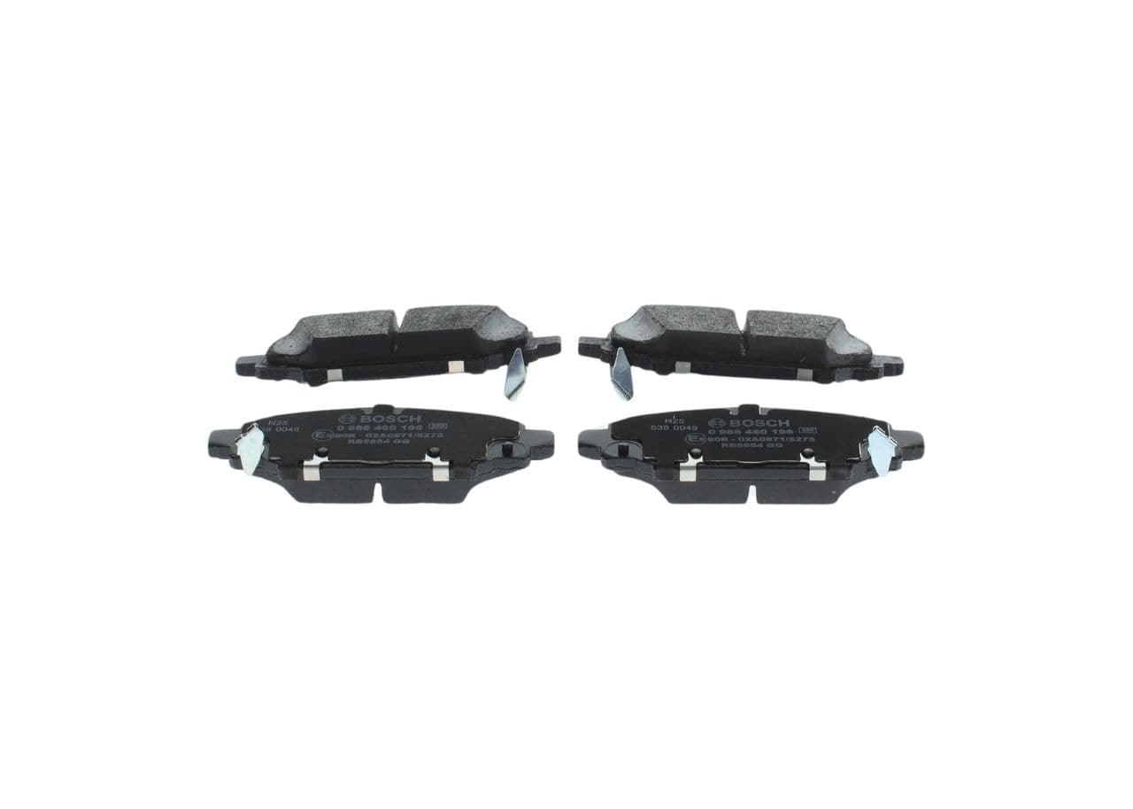set placute frana,frana disc BOSCH 0 986 460 196