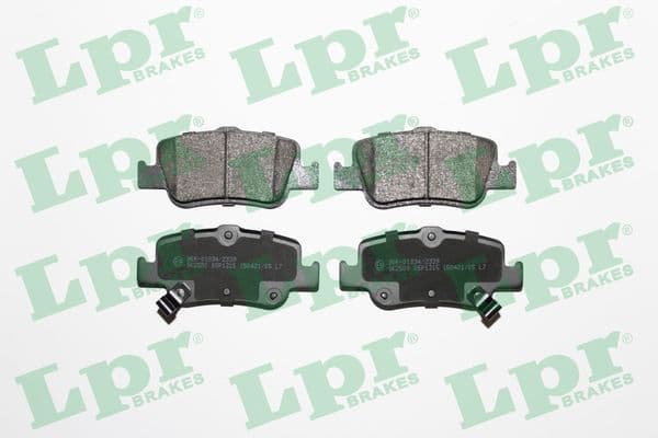 set placute frana,frana disc LPR 05P1315