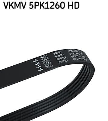 Curea transmisie cu caneluri SKF VKMV 5PK1260 HD
