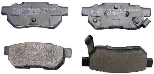 set placute frana,frana disc DENCKERMANN B110662