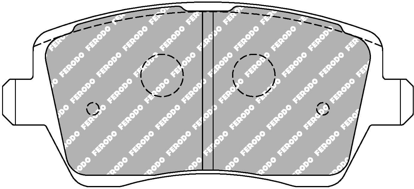set placute frana,frana disc FERODO FCP1617R