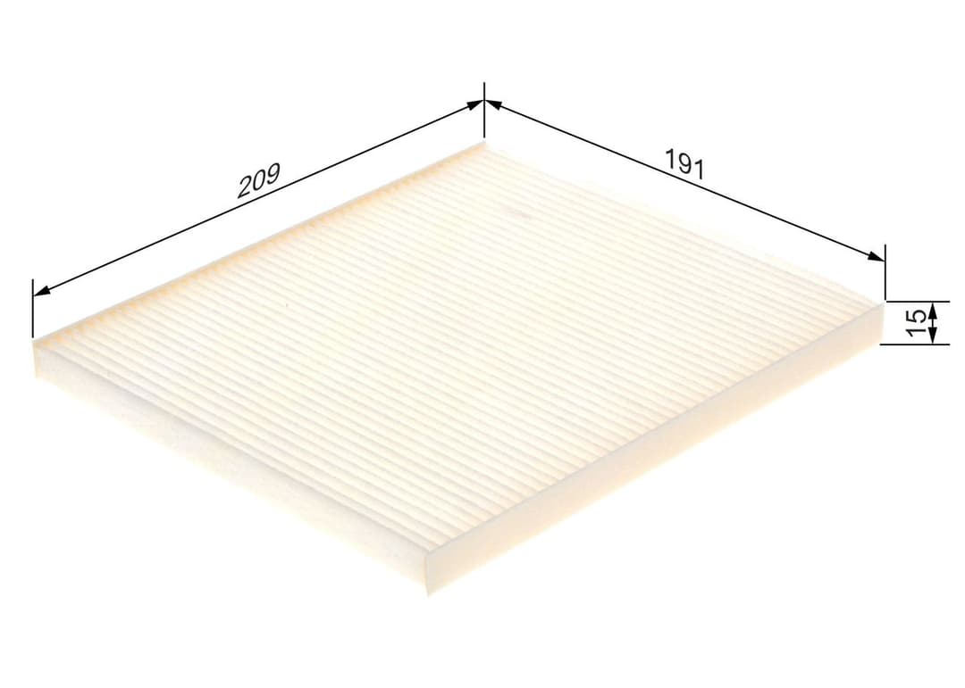 Filtru, aer habitaclu BOSCH 1 987 435 114