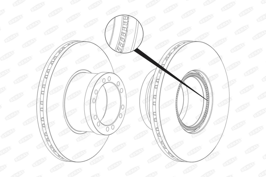 Disc frana BERAL BCR255A