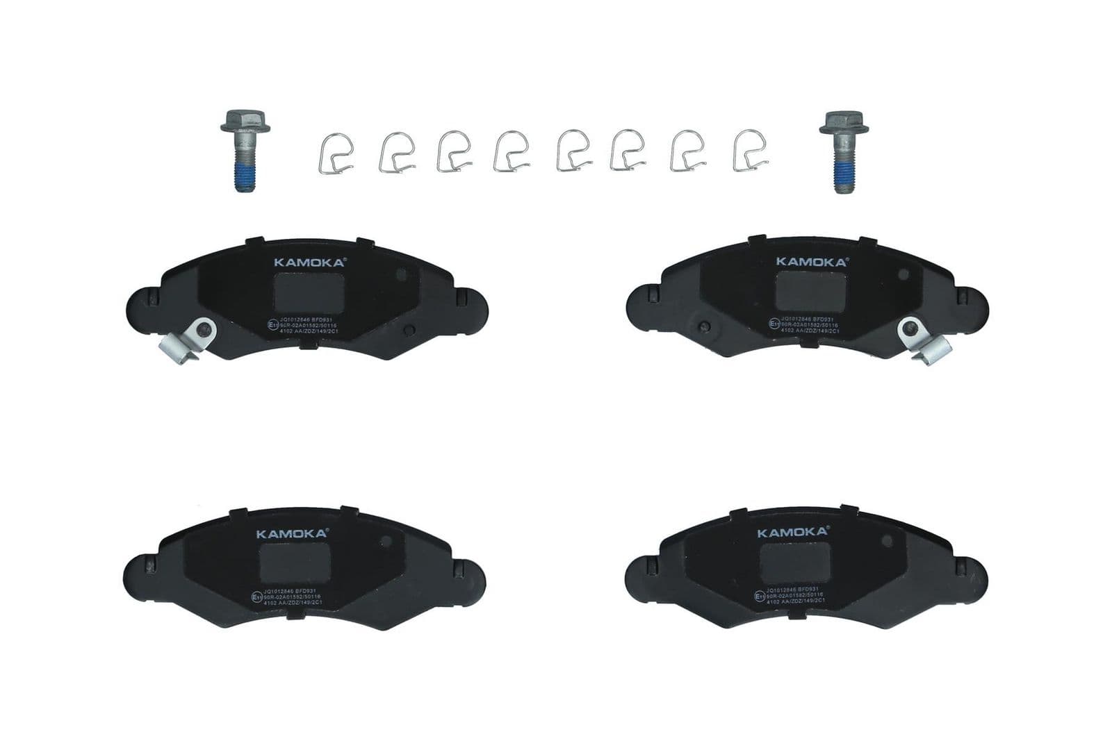 set placute frana,frana disc KAMOKA JQ1012846