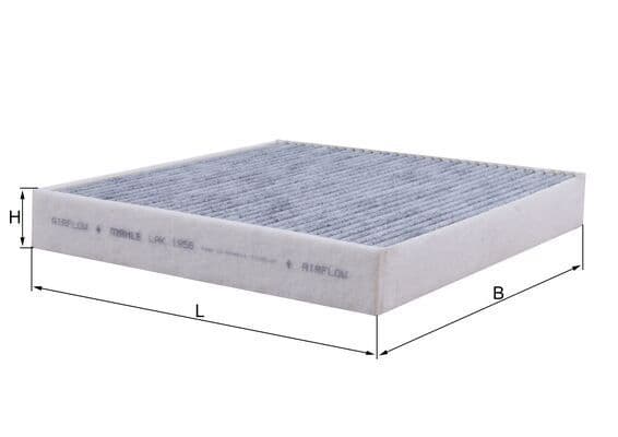 Filtru, aer habitaclu MAHLE LAK 1956